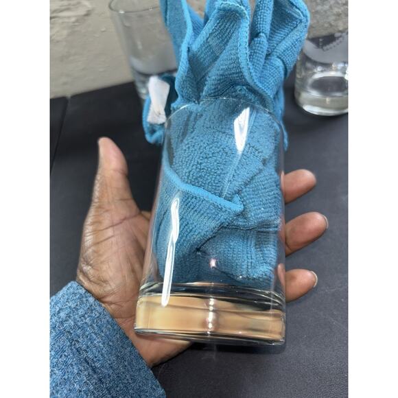 4 Vtg McDonald's Etched Clown Shoe Highball Glasses Frosted Heavy - Picture 6 of 6